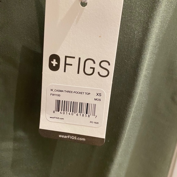 NWT Figs Moss Green - Picture 4 of 4
